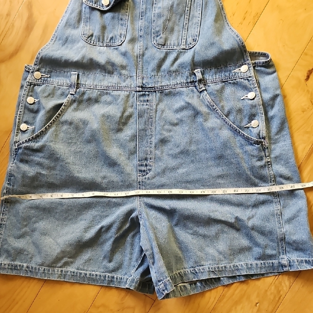 Adriana Sport Light Blue Denim Overalls - Picture 3 of 5